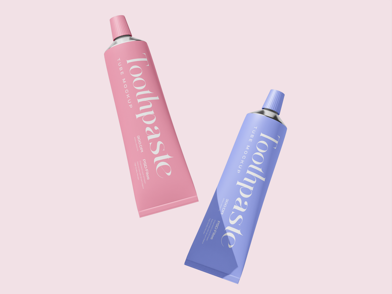 Toothpaste Mockup 3D Render psd