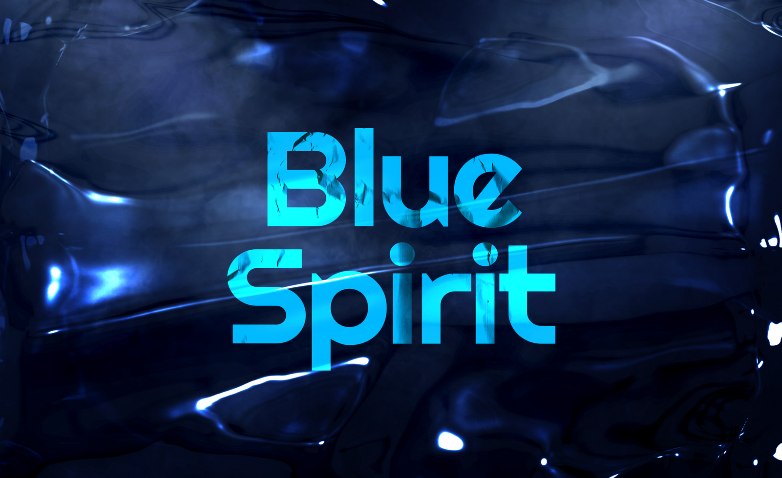 Blue Double Text Effect psd
