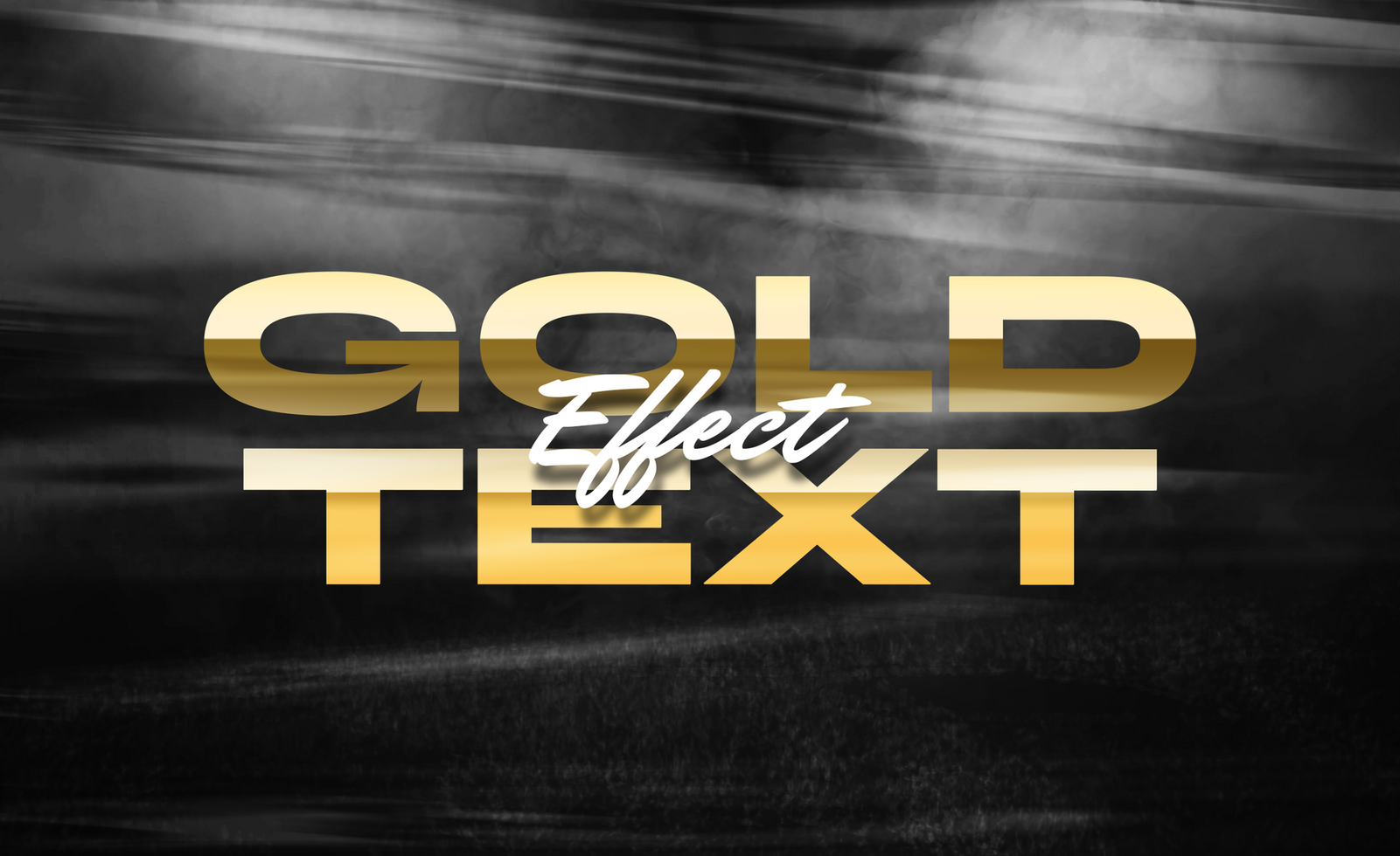 Gold Luxury Text Effect psd