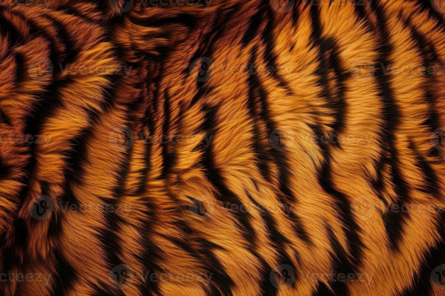 Soft Tiger fur background. Generate Ai photo