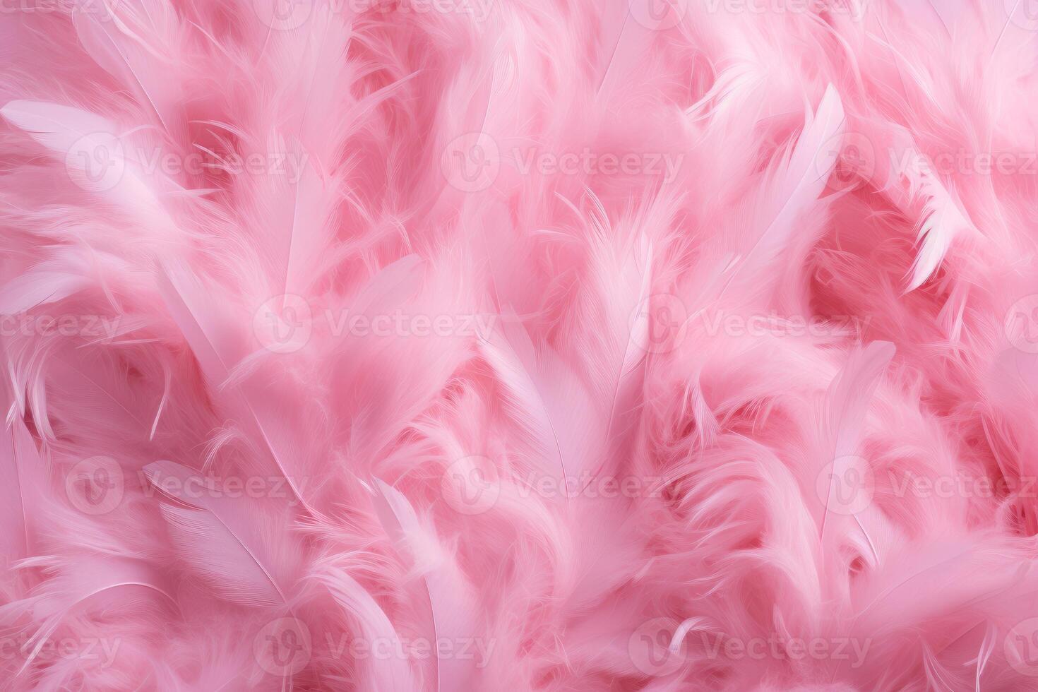 Soft pink feathers texture background photo