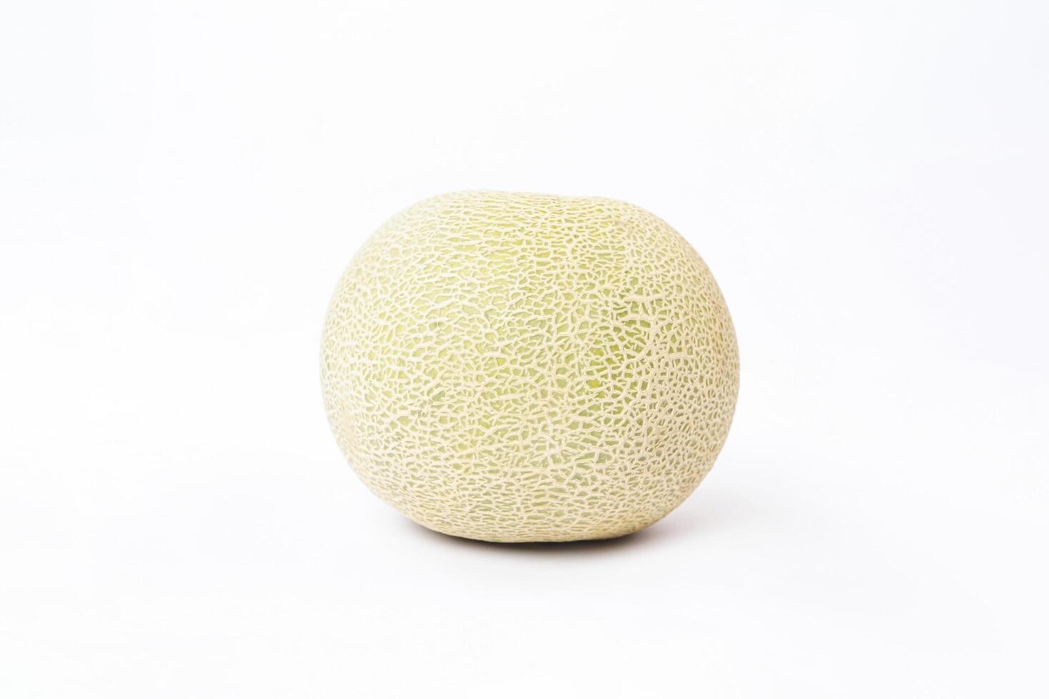 Sweet Green melons isolated on white background, Melon or cantaloupe isolated on white background With clipping path. photo