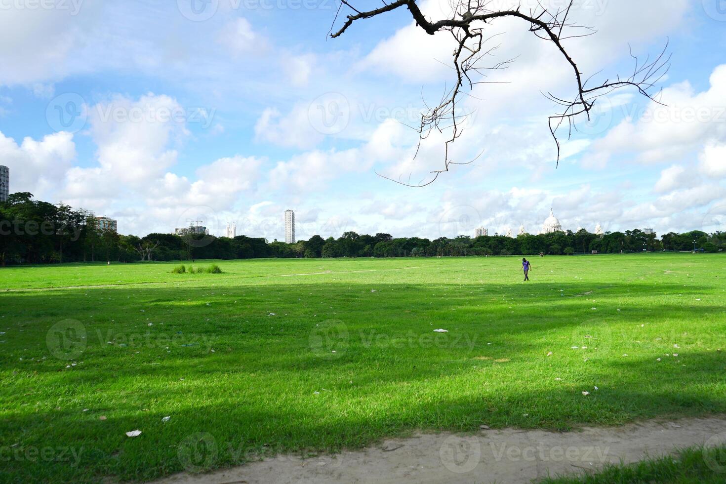 Green largest playground at Kolkata Maidan photo