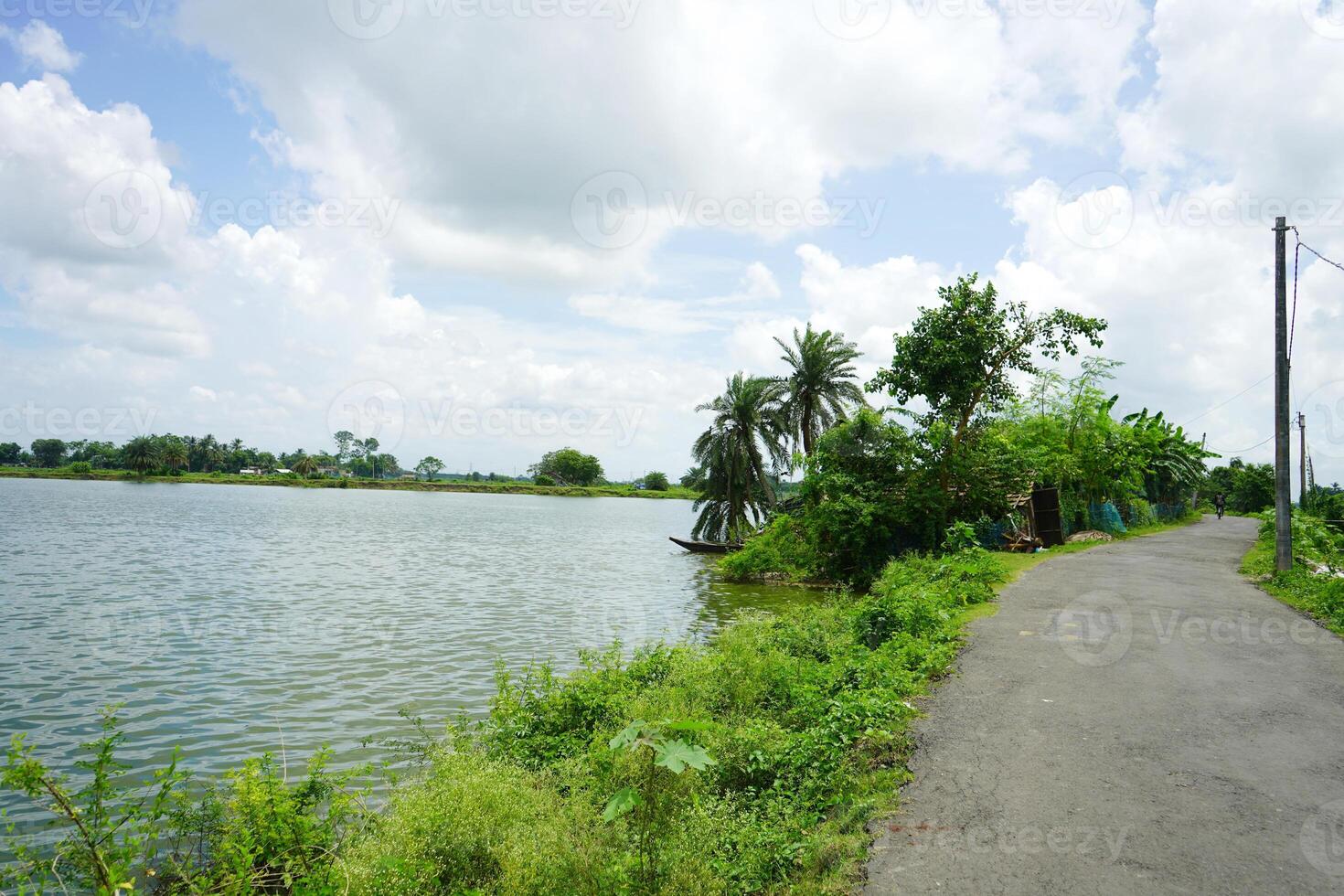 Village view of Kharibari Near Kolkata photo