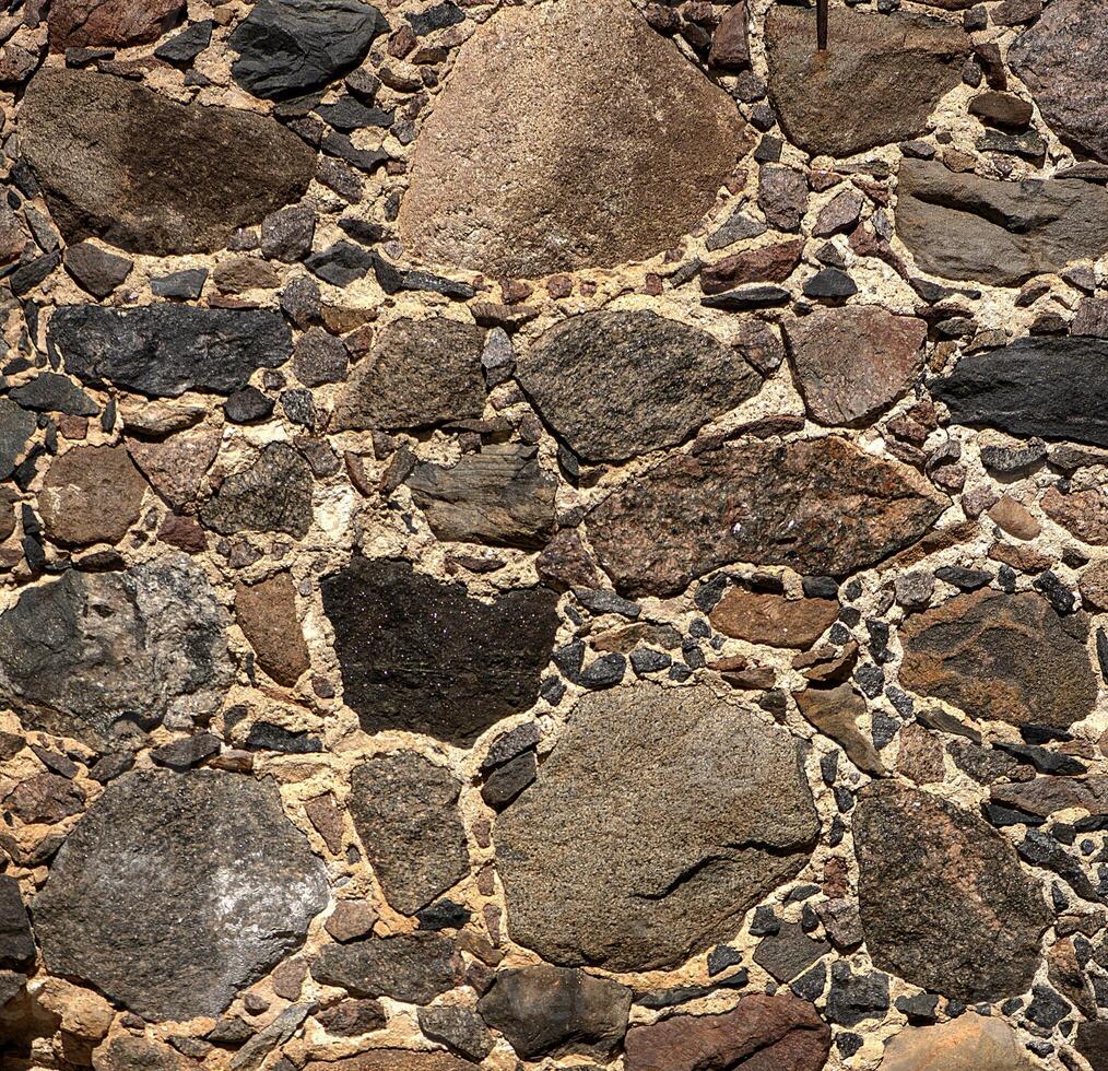Stone wall rustic texture background photo