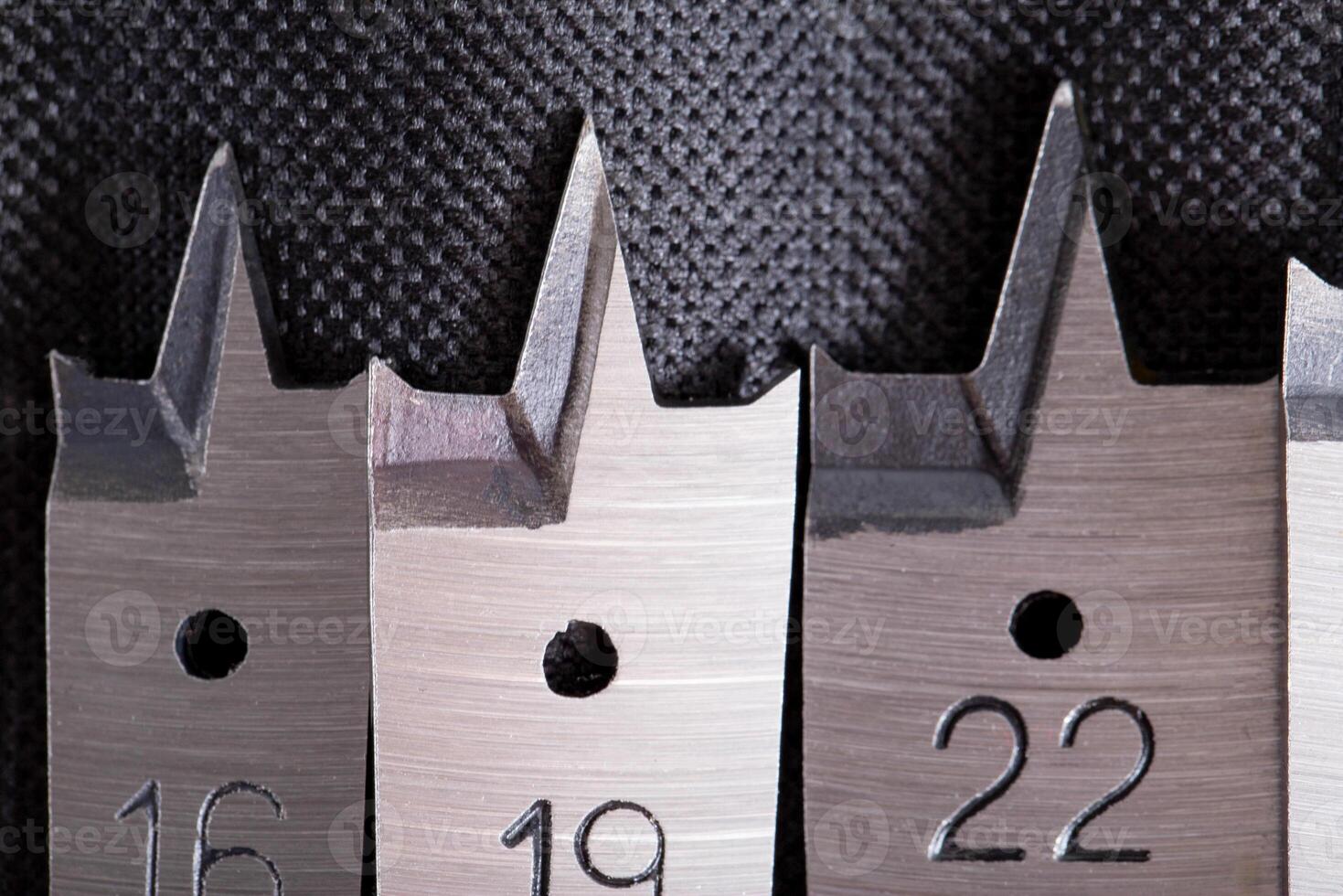 A set of metal pen drills for wood and metal. Woodworking photo