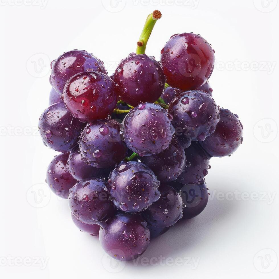 a bunch of grapes with their skin still on. photo