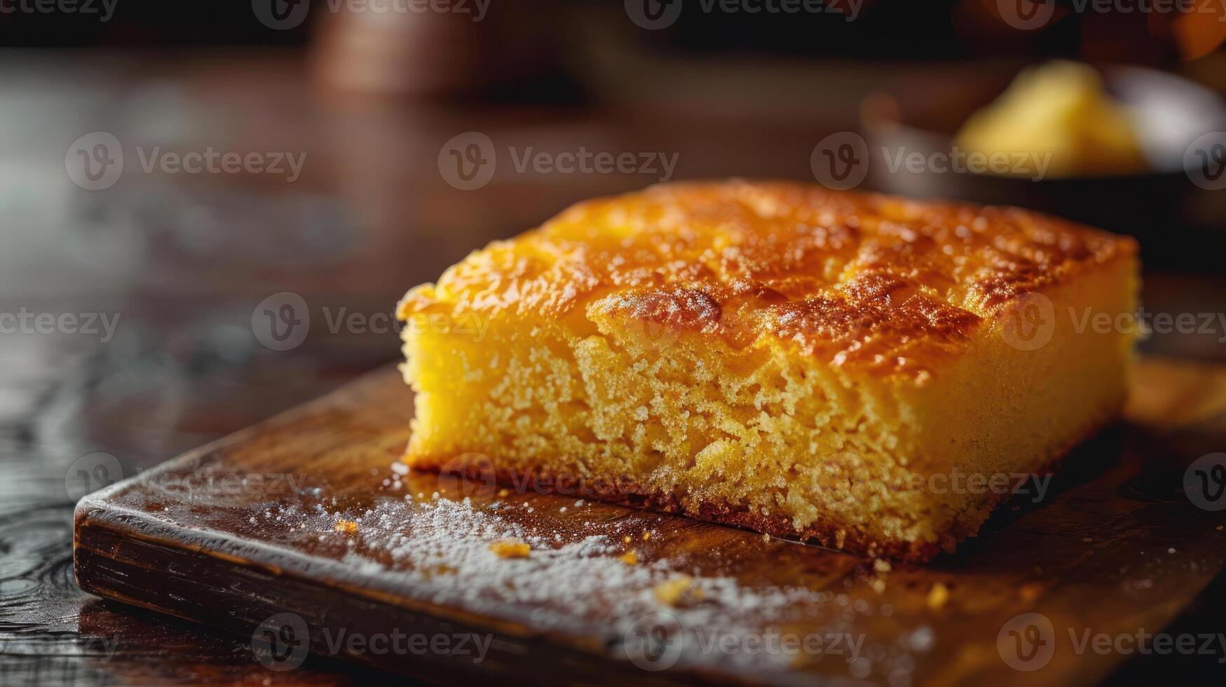 Sweet treat on wooden surface photo