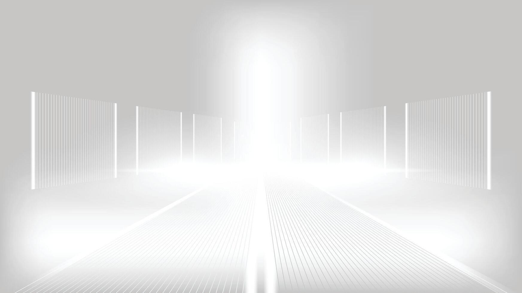 Abstract technology white gray background Hi-tech communication concept vector