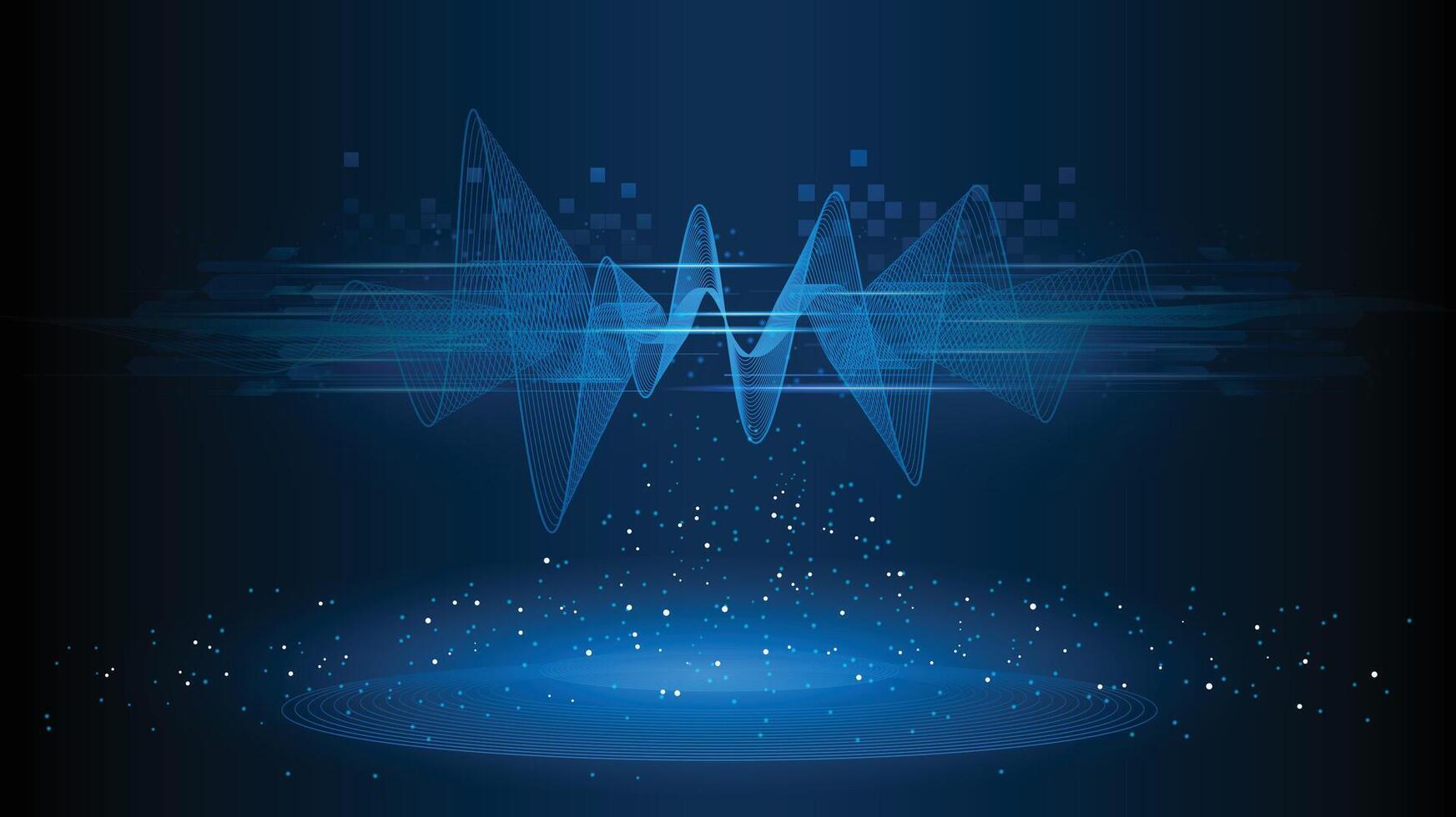 Abstract technology background Hi-tech communication concept, technology vector