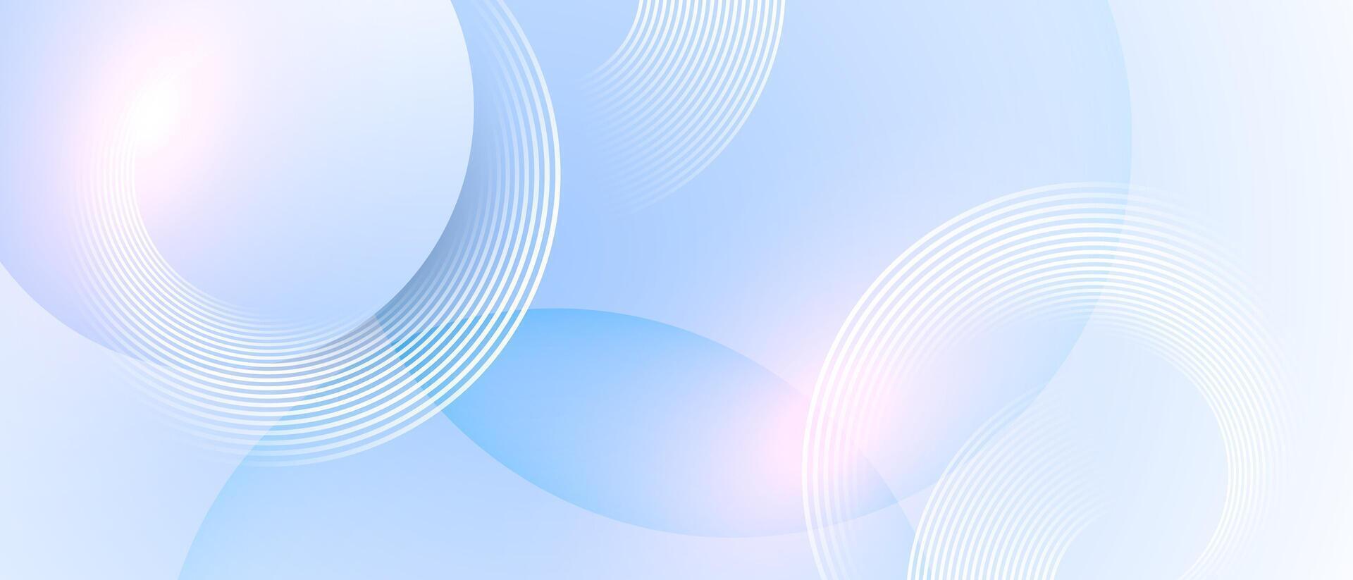 Abstract background with circles and lines vector