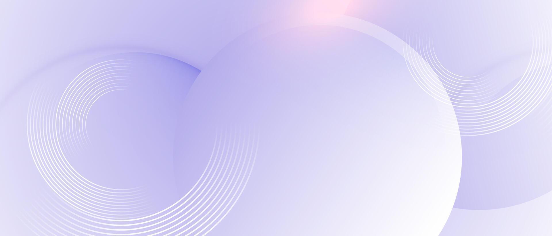 Abstract background with a white and purple swirls vector