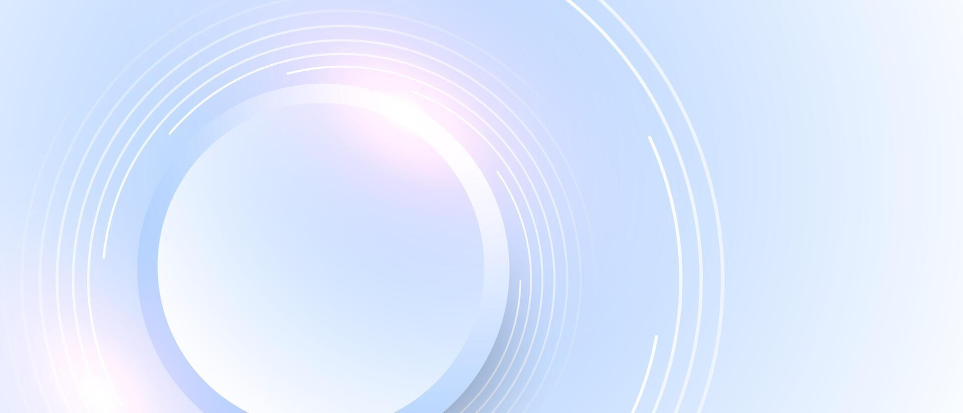 A blue abstract background with a circular shape vector