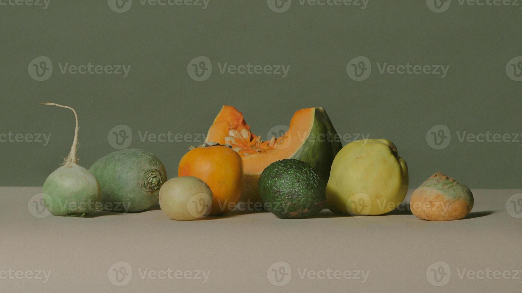 a group of different fruits and vegetables photo