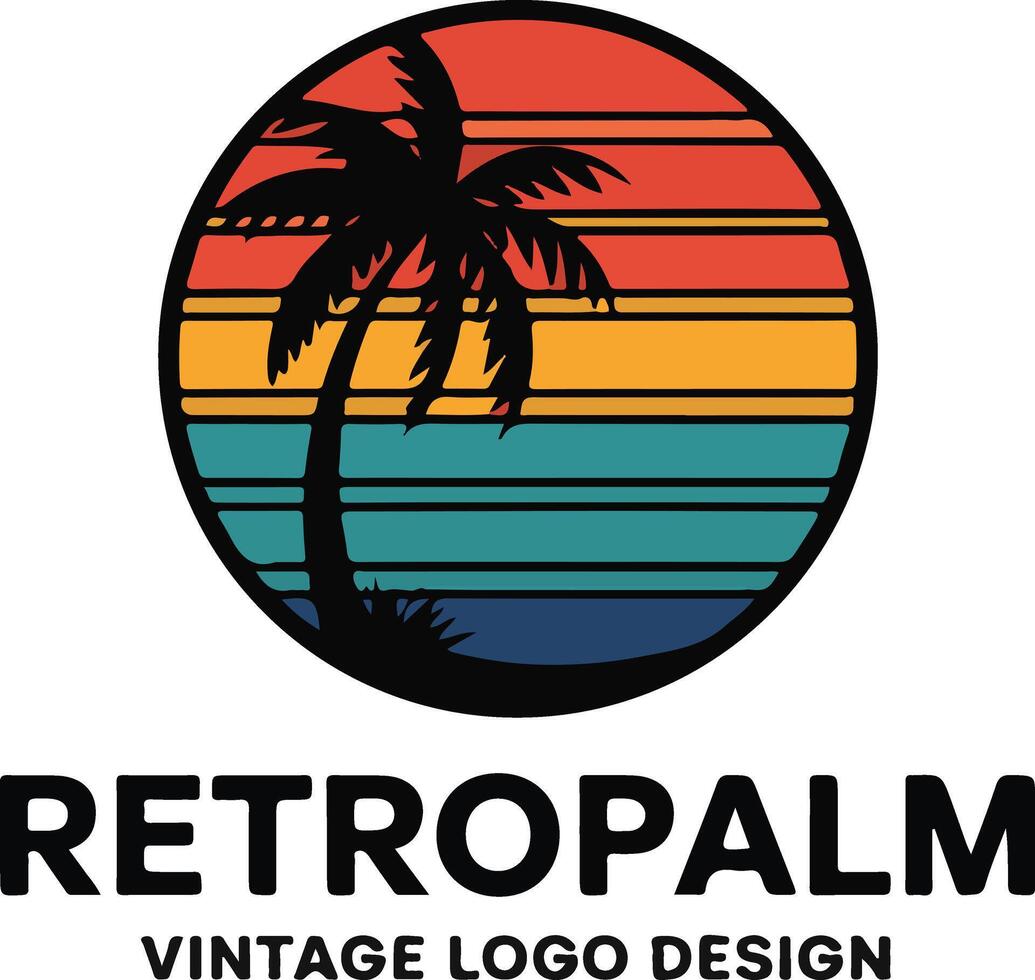 A illustration of a vintage logo design vector