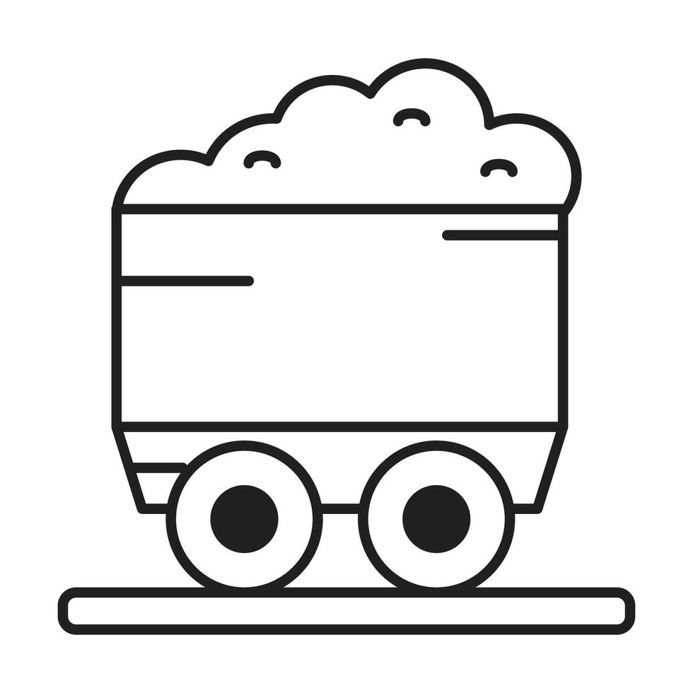 Heavy metal trucks icon on white background vector