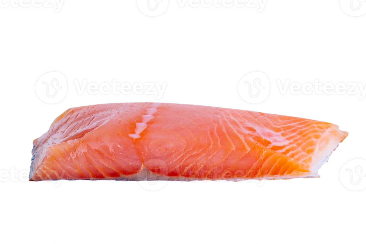 Salmon fish steak isolate. Seafood. png