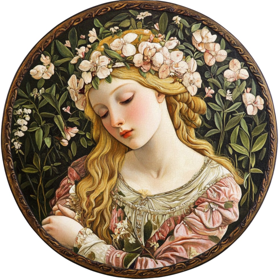 Spring by Sandro Botticelli in Uffizi gallery in Florence, Italy. It is among png