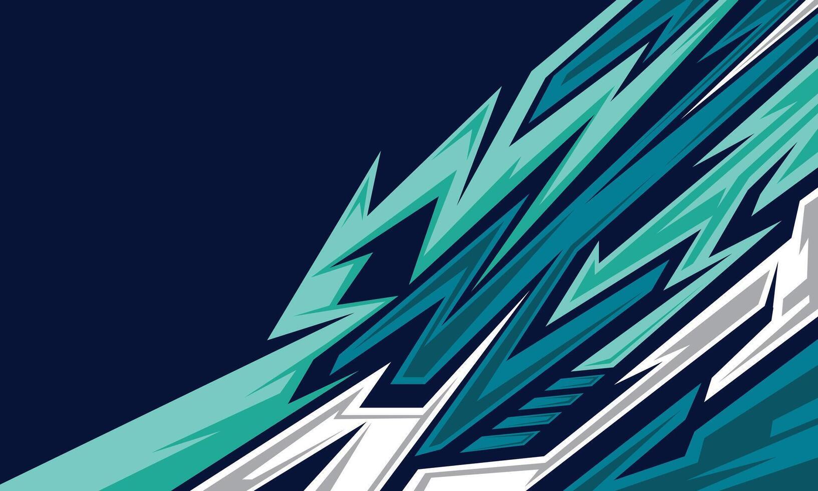Abstract geometric modern stripes racing background for vehicle wrap stickers vector