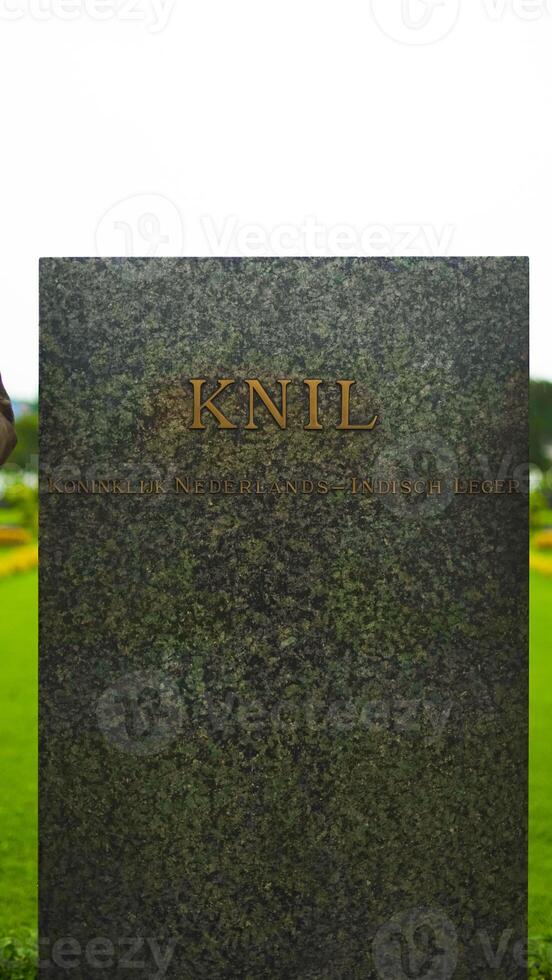 Leuwigajah, the Dutch cemetery, features neatly arranged graves that reflect a sense of peace and respect. photo