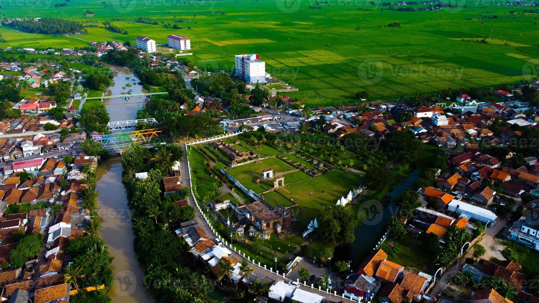 The Great Mosque of Banten stands majestically, showcasing rich history and cultural significance. Its intricate architecture and serene atmosphere reflect a deep spiritual heritage. photo