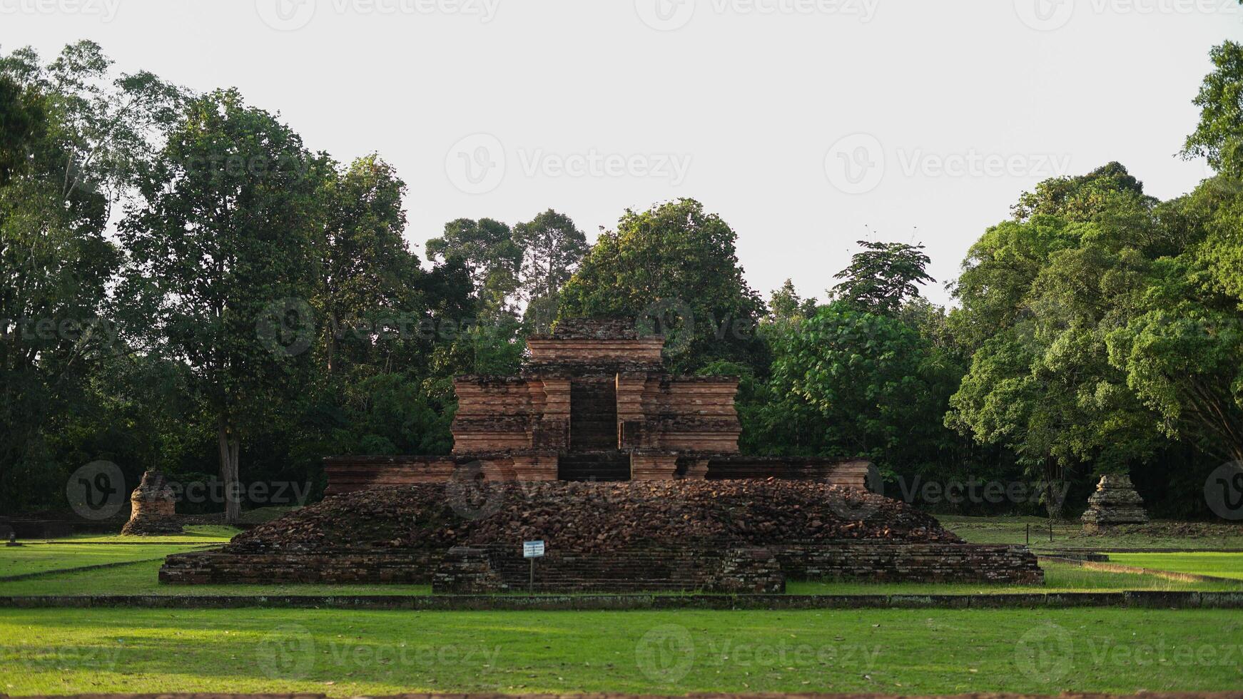 Muaro Jambi Temple, the largest Buddhist-style complex in Indonesia photo