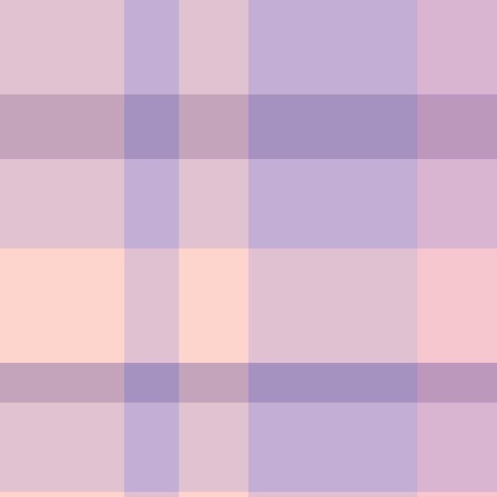 Rural textile check , elementary texture seamless fabric. Scenery plaid background tartan pattern in light and pastel colors. vector
