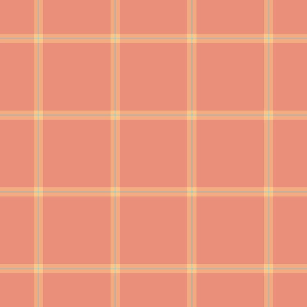 Exotic background seamless, scotland check fabric tartan. Wedding texture pattern textile plaid in orange and red colors. vector