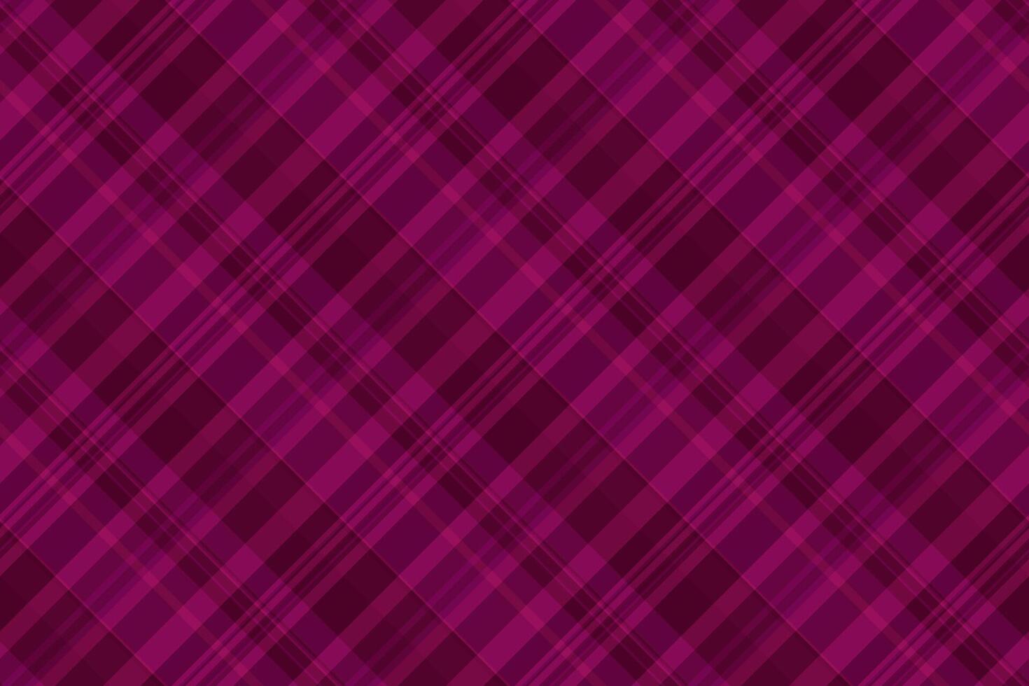 Tailor texture fabric check, december seamless tartan . Diverse background textile plaid pattern in pink and dark colors. vector