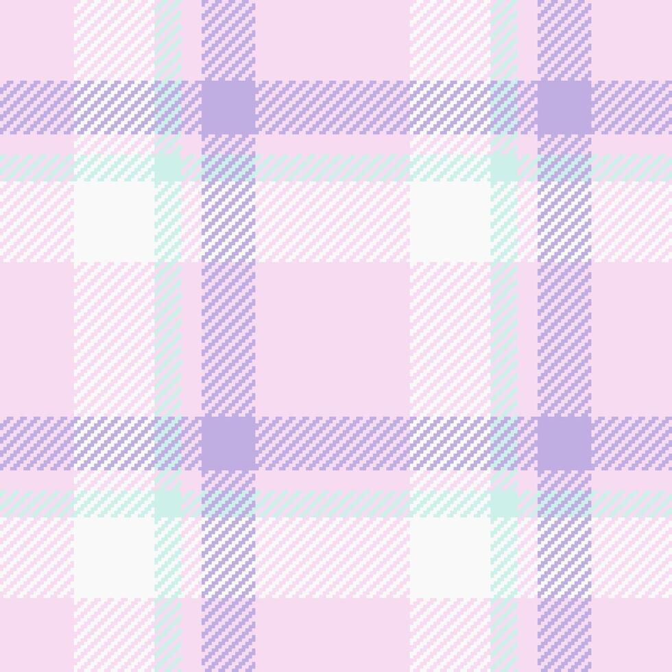 Bed tartan pattern texture, discount fabric plaid check. Quality seamless background textile in light and white colors. vector