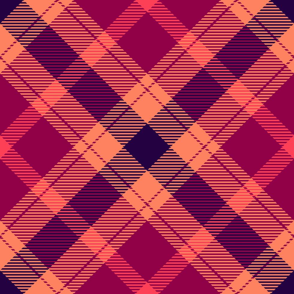 Hounds pattern textile check, yard tartan plaid background. Gentle fabric texture seamless in red and pink colors. vector