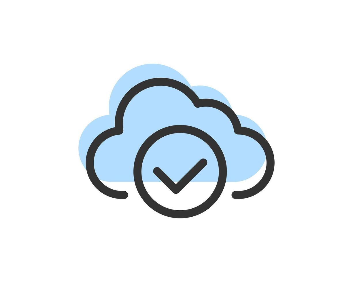 Cloud Storage And Data Transfer Icon. Computing Service And Network Related Line Icons. Database And Server, Cyber Security, Digital Transformation. vector