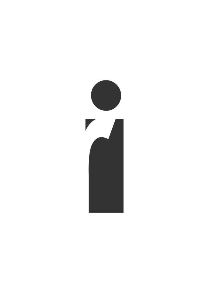 RI creative geometric initial based modern and minimal logo. Letter r i trendy fonts. vector