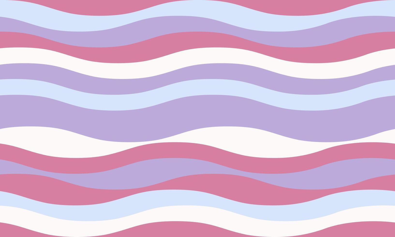 Abstract background with wavy stripes in vibrant colors, creating a rippled, liquid effect. Smooth curves and textured lines add elegance, vitality, and creativity. Ideal for wallpaper or textile. vector