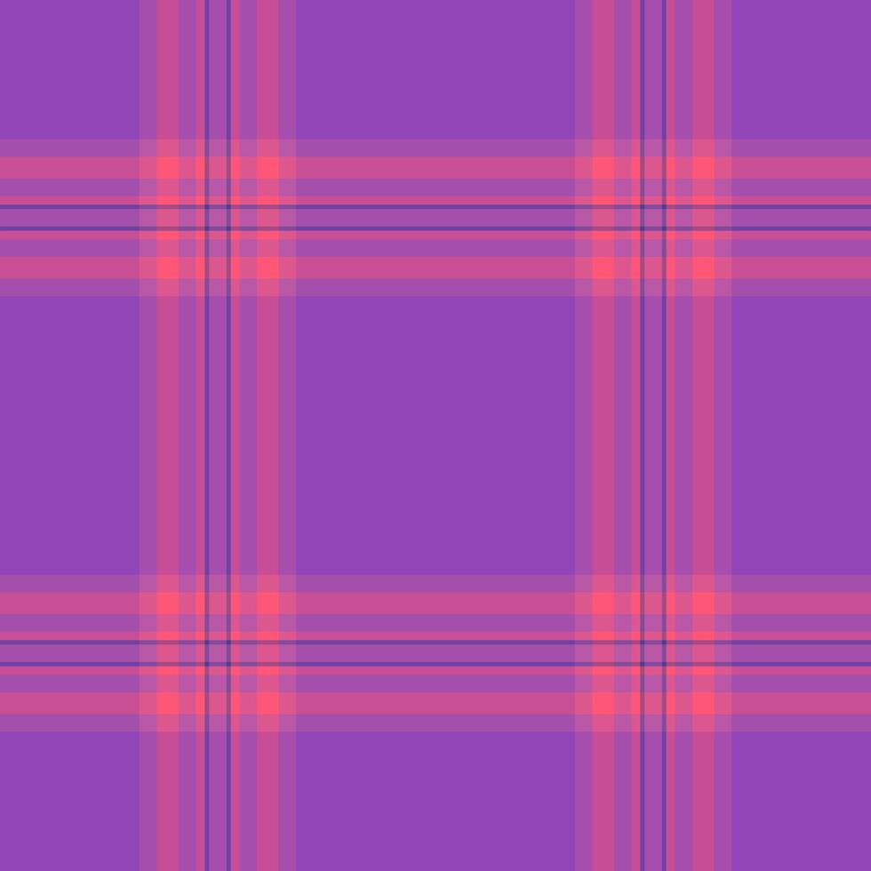 Argyle check fabric texture, covering plaid background . Creative pattern seamless tartan textile in pink and purple colors. vector