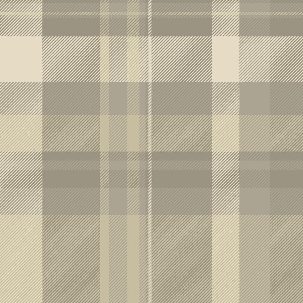 Thin textile texture , sofa seamless background check. Yard plaid tartan pattern fabric in pastel and light colors. vector