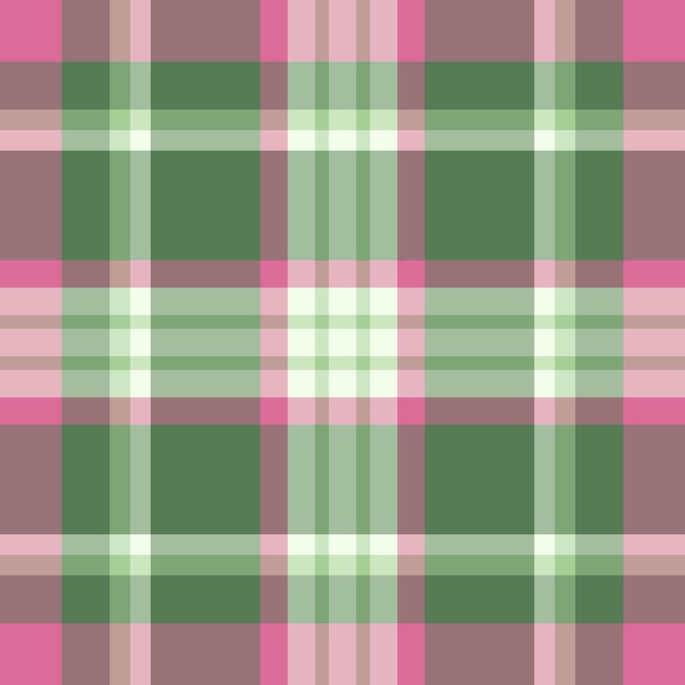 Manufacture fabric tartan pattern, customized check seamless texture. Unique background textile plaid in pastel and light colors. vector