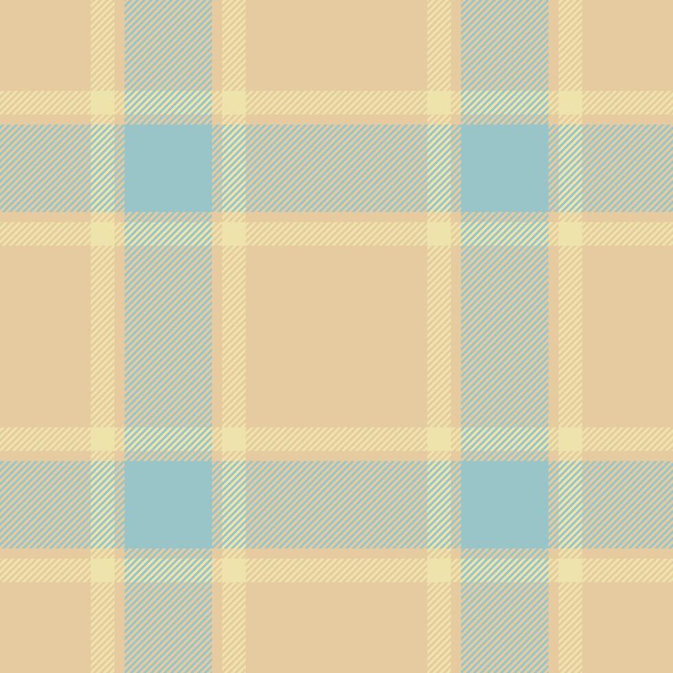 Latin textile plaid background, stage tartan fabric. Independence day pattern seamless check texture in amber and pastel colors. vector