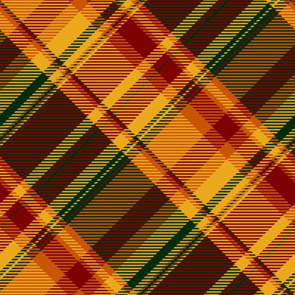 Man plaid pattern texture, empty fabric background seamless. Vertical check tartan textile in dark and maroon colors. vector