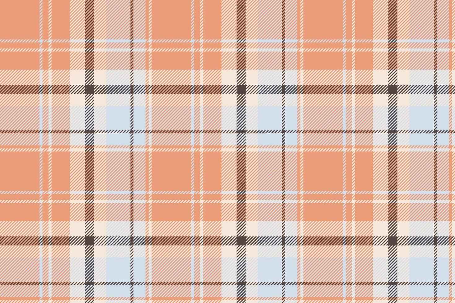 Plaid background, check seamless pattern in beige. fabric texture for textile print, wrapping paper, gift card or wallpaper. vector