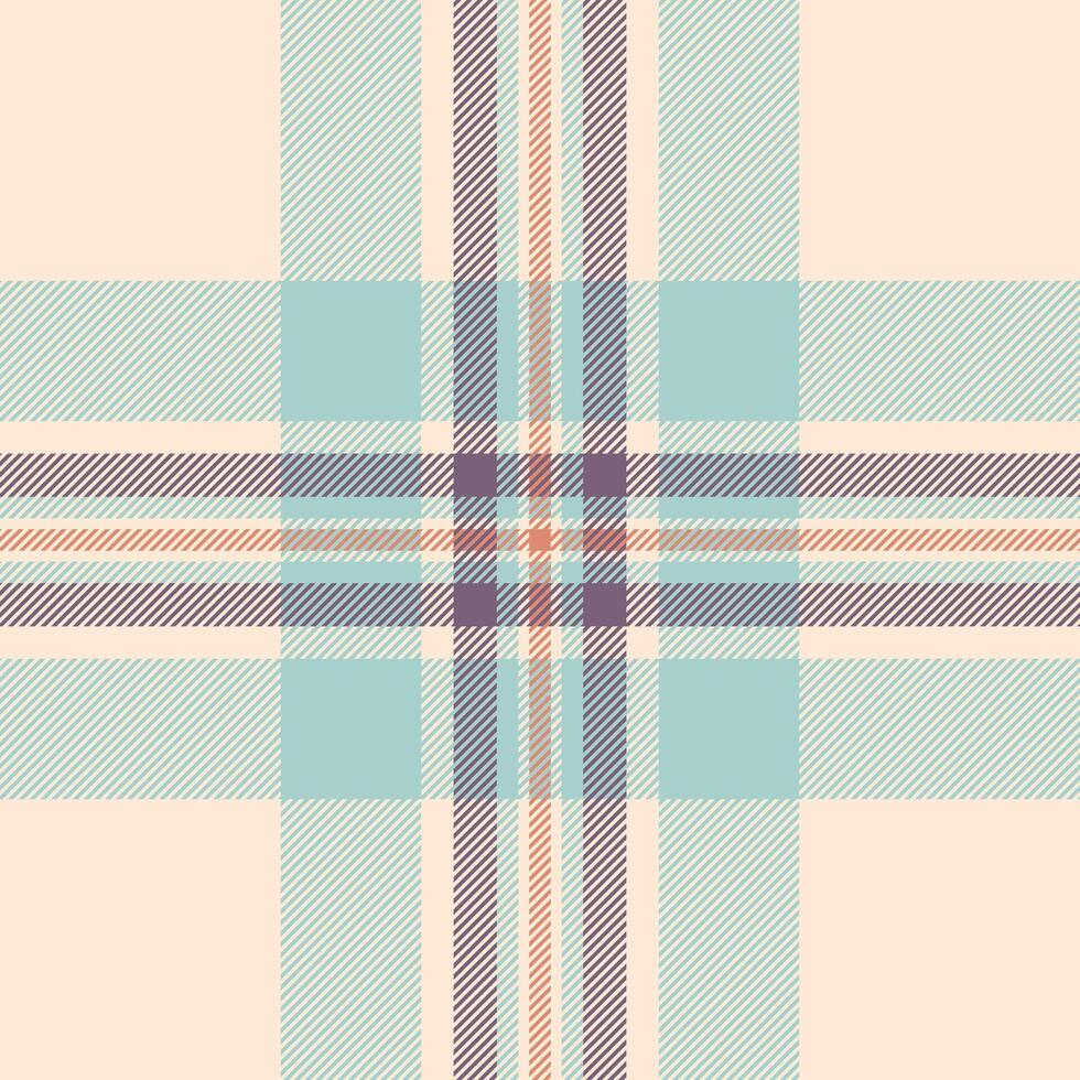 Plaid background of seamless pattern fabric with a textile texture check tartan. vector