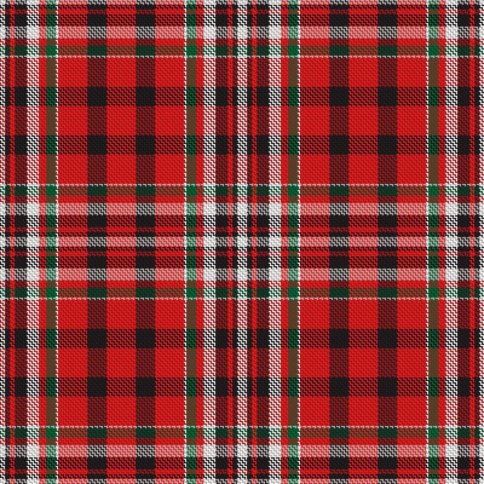 Tartan plaid pattern in red. Print fabric texture seamless. Check background. vector