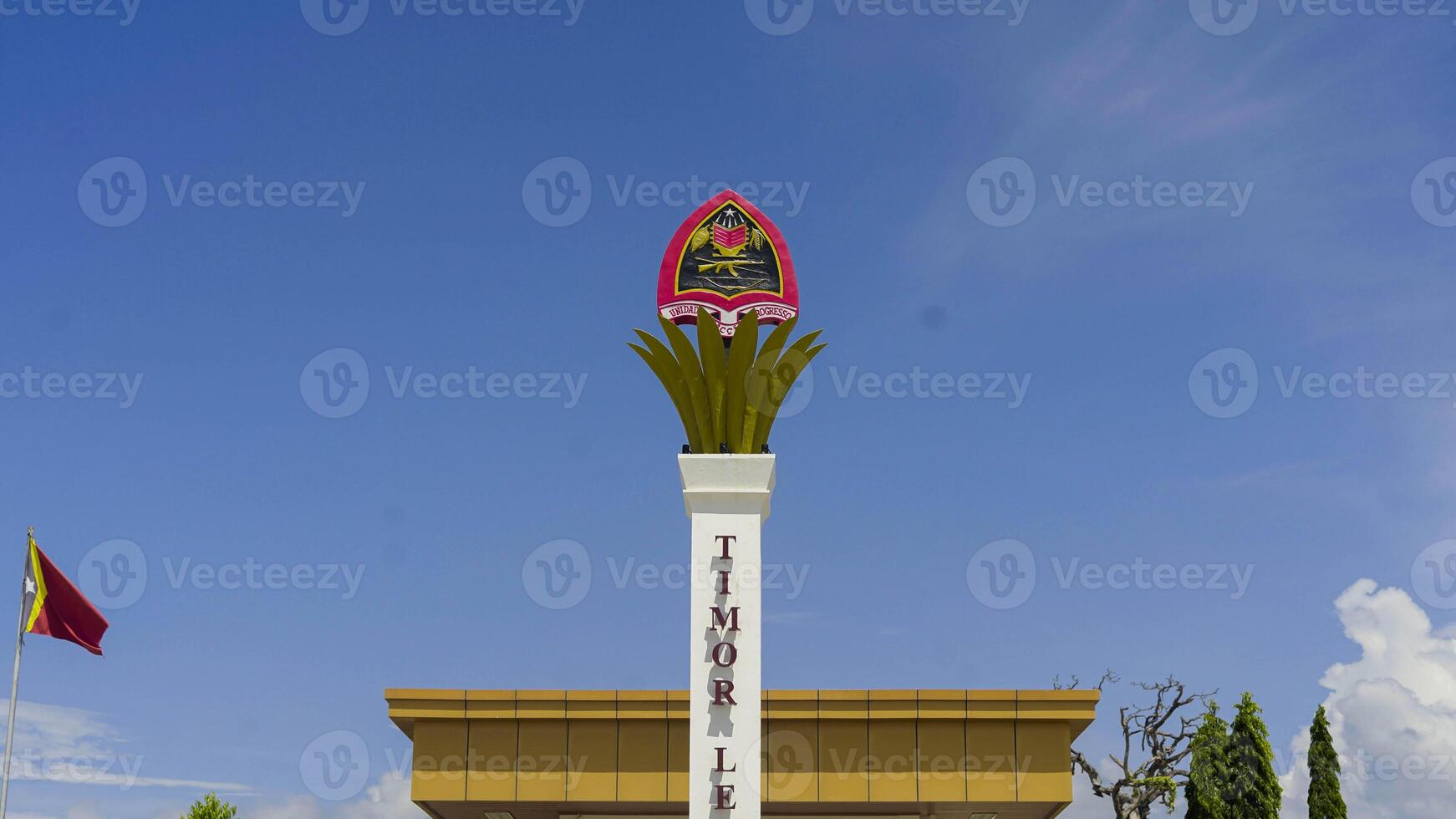 Border crossing from Indonesia into Timor-Leste near Dili, East Timor. photo