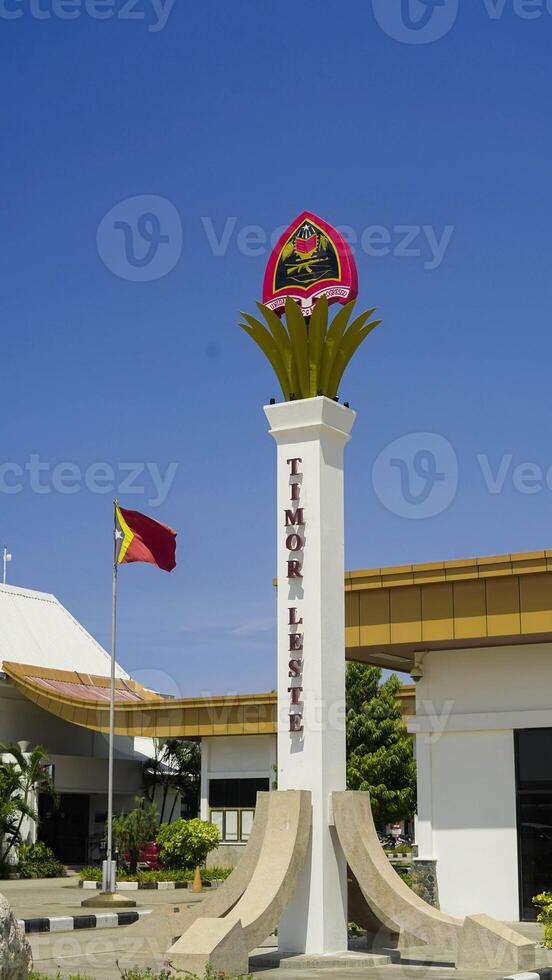 Border crossing from Indonesia into Timor-Leste near Dili, East Timor. photo