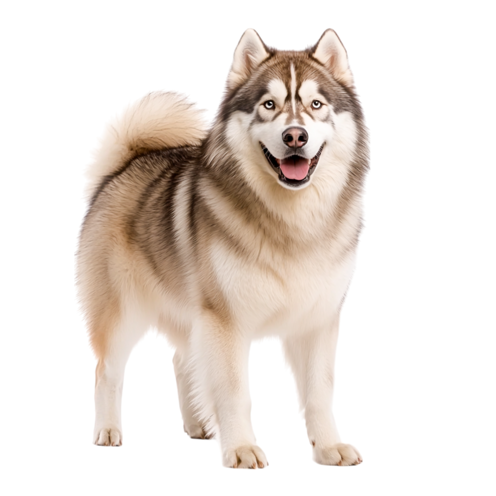 Happy Siberian Husky in a Bright Setting png
