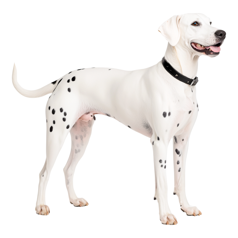 Elegant Dalmatian Standing Gracefully png