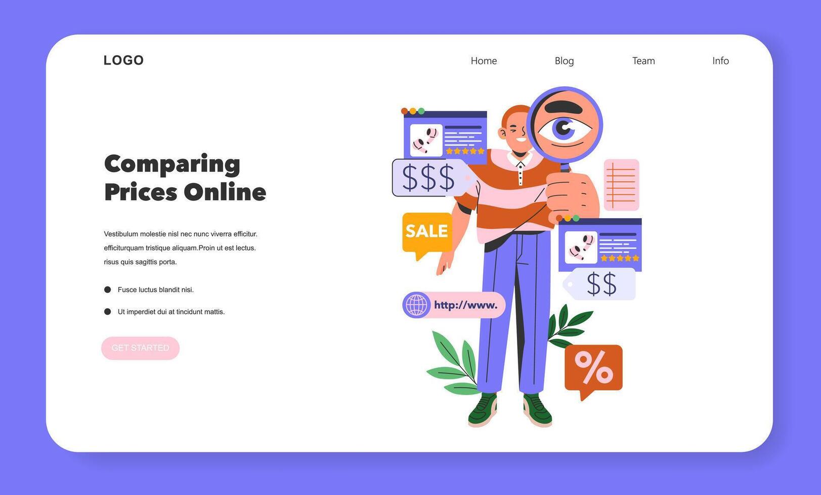 Cyber Monday. Flat Illustration vector