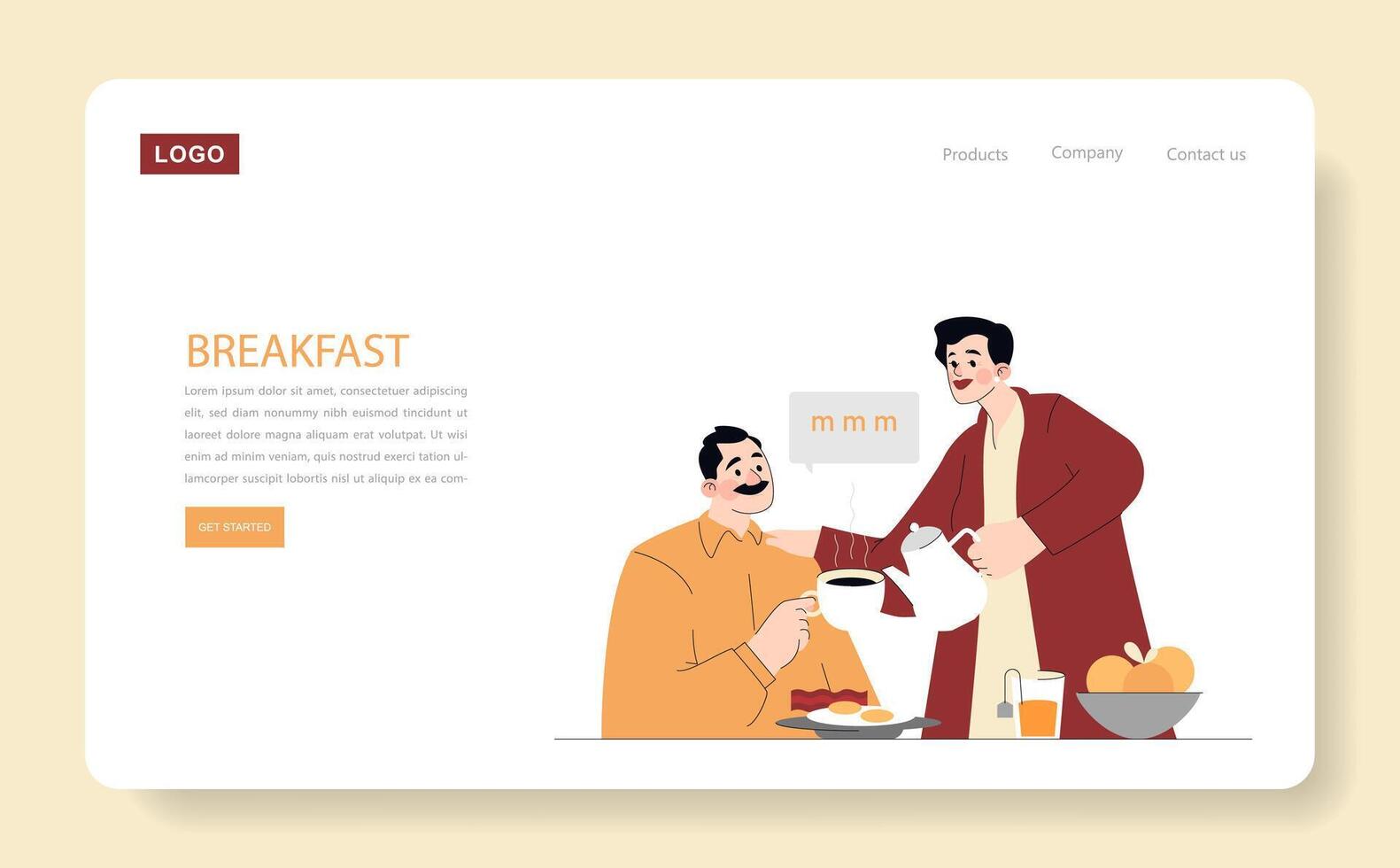 one day of carpentry. Flat Illustration vector