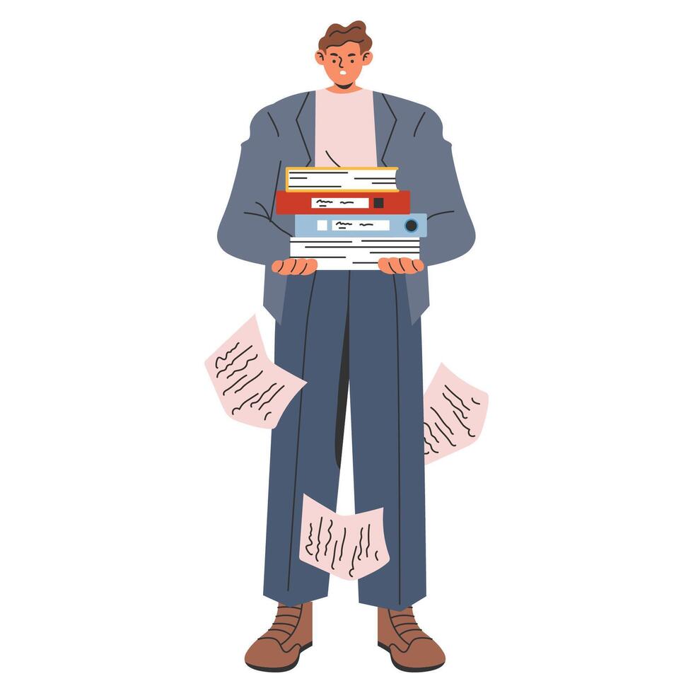 Businessman. Flat Illustration vector