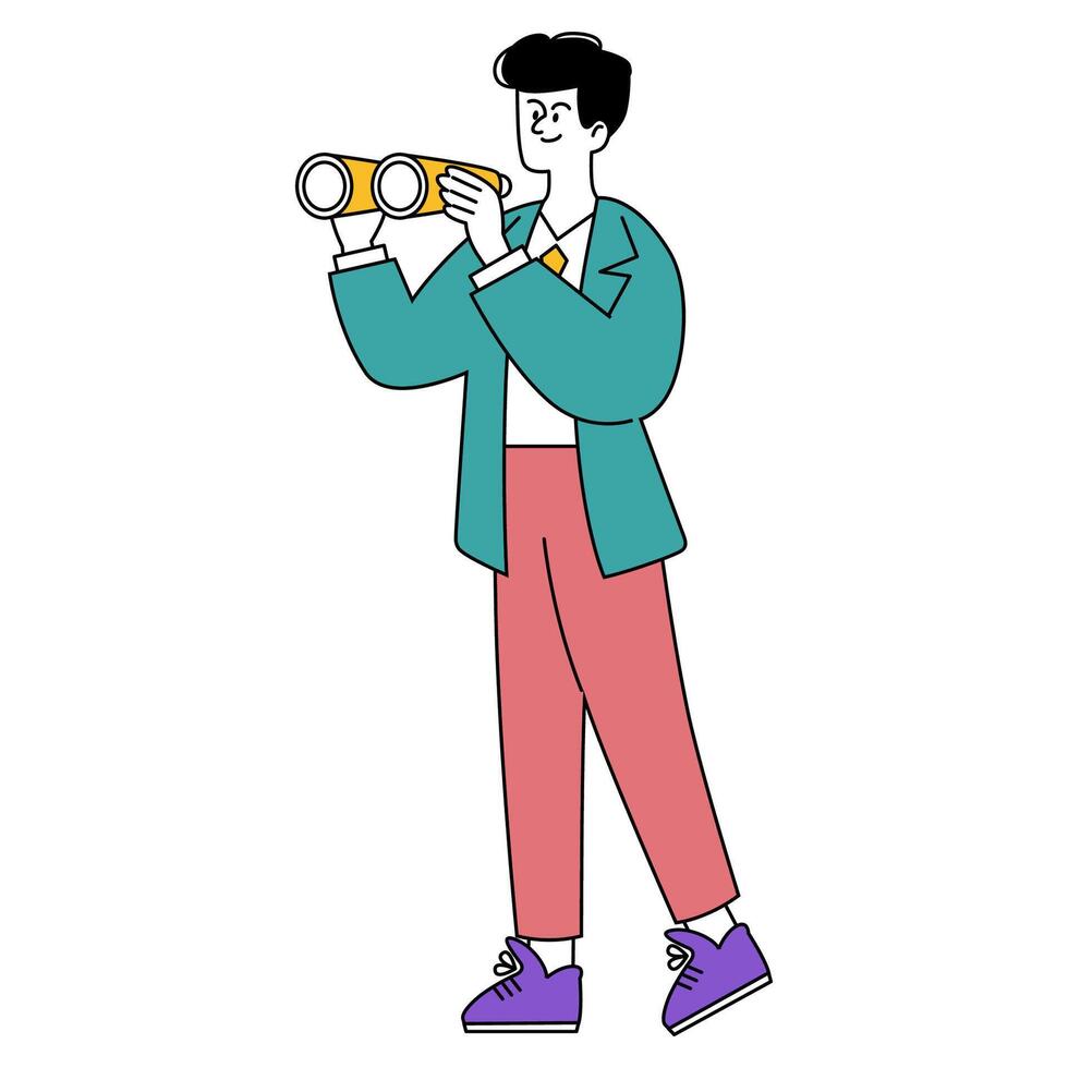 Businessman. Flat Illustration vector